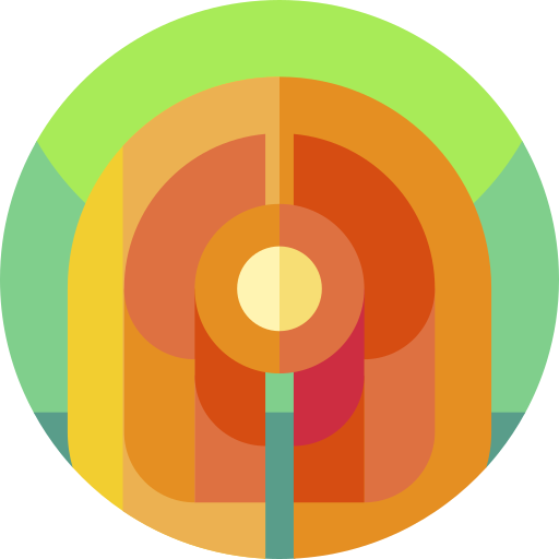 vis Geometric Flat Circular Flat icoon