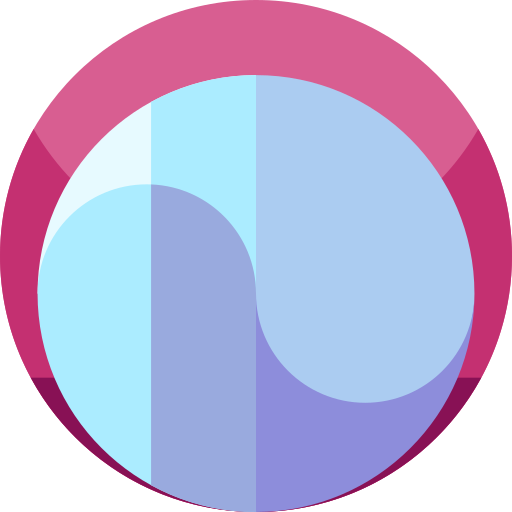 energía Geometric Flat Circular Flat icono
