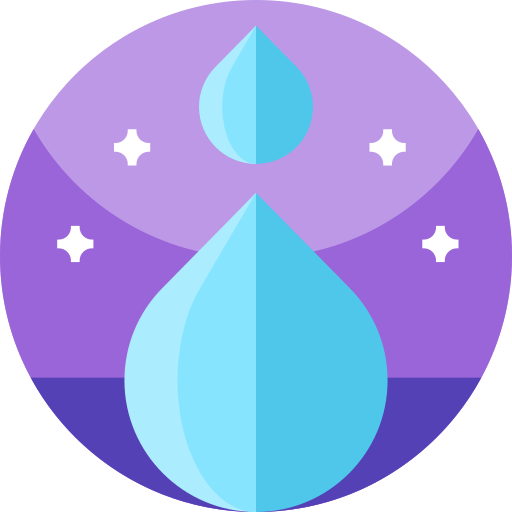 water Geometric Flat Circular Flat icoon