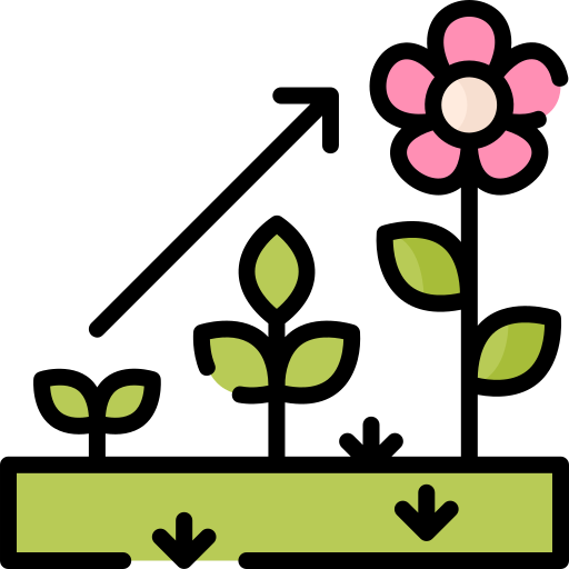 crecimiento Special Lineal color icono