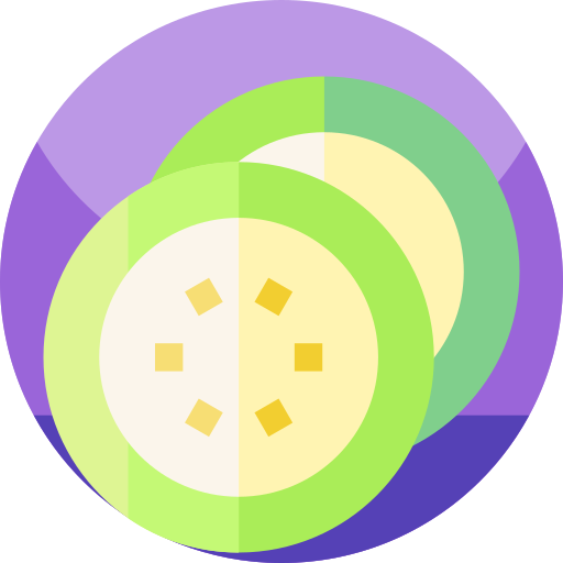 ズッキーニ Geometric Flat Circular Flat icon