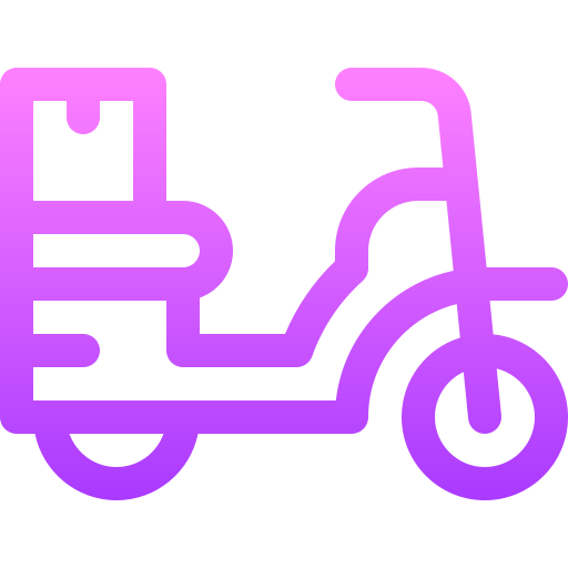 Scooter Basic Gradient Lineal color icon