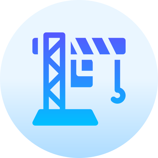 Crane Basic Gradient Circular icon