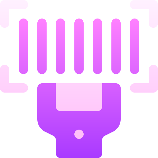 Barcode Basic Gradient Gradient icon