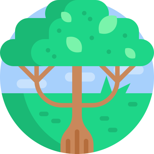 Дерево Detailed Flat Circular Flat иконка