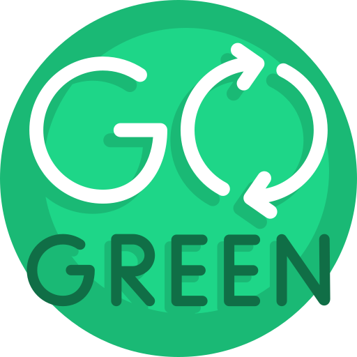 Зеленый Detailed Flat Circular Flat иконка