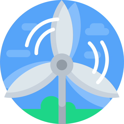 風力エネルギー Detailed Flat Circular Flat icon