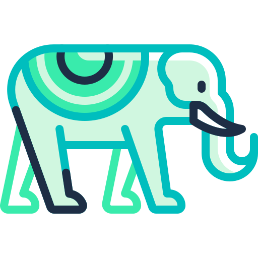 elefante Special Meteor Lineal color icona