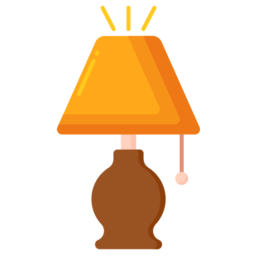 lampka biurkowa Flaticons Flat ikona