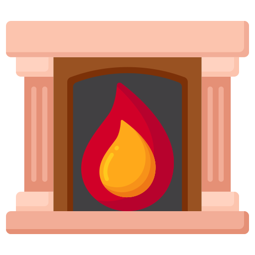 暖炉 Flaticons Flat icon