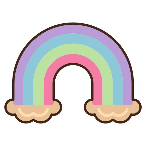 arcobaleno Flaticons Lineal Color icona
