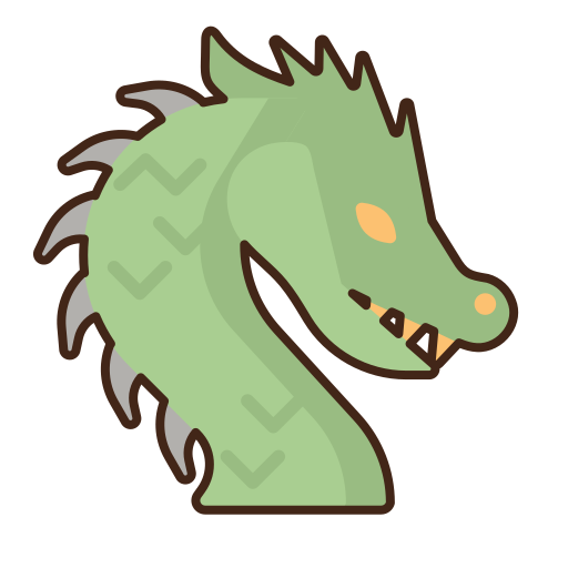 drago Flaticons Lineal Color icona