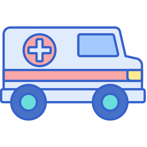 救急車 Flaticons Lineal Color icon