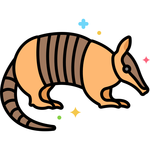 Armadillo Flaticons Lineal Color icon