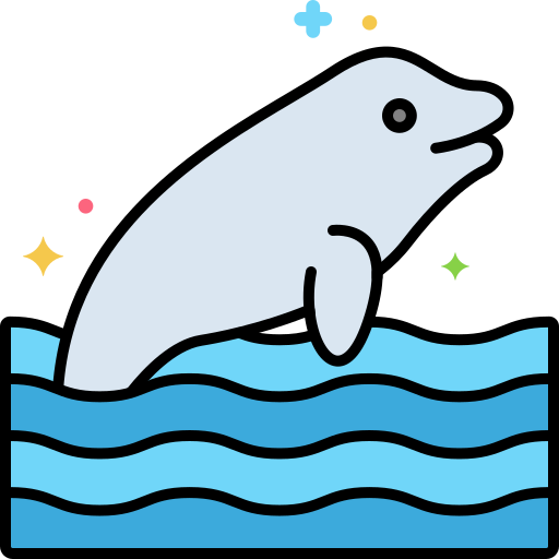 beluga Flaticons Lineal Color icona