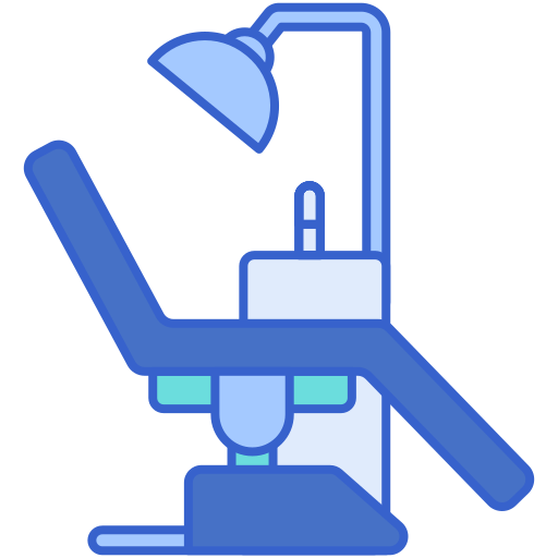 Dentist chair Flaticons Lineal Color icon