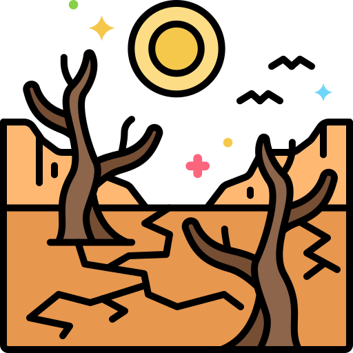 land Flaticons Lineal Color icoon