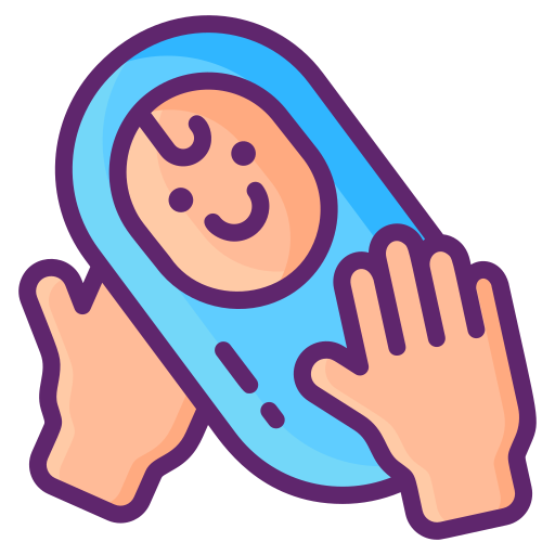 baby Flaticons Lineal Color icoon