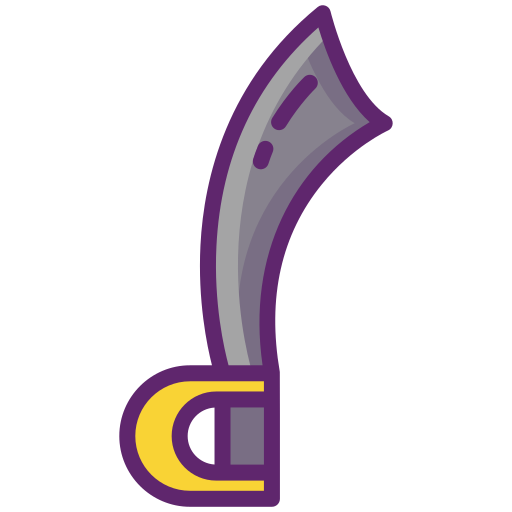 espada Flaticons Lineal Color icono