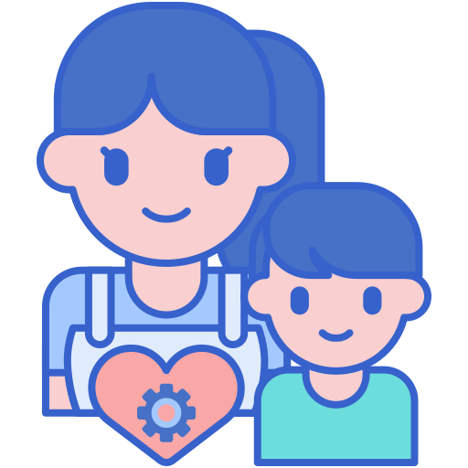 Babysitting Flaticons Lineal Color icon
