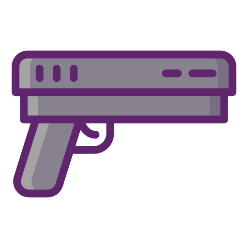 pistola Flaticons Lineal Color Ícone