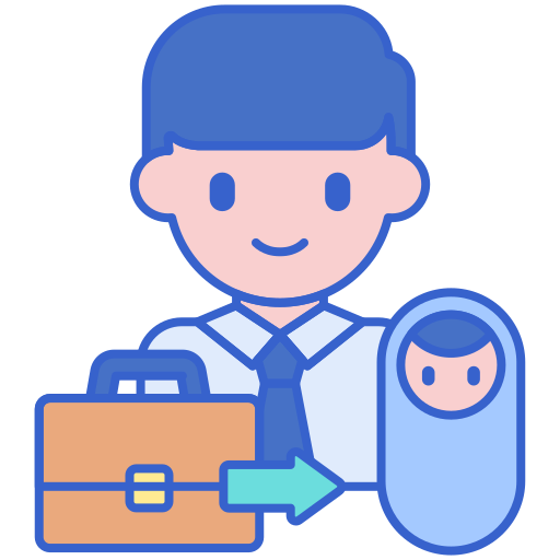 Parental leave Flaticons Lineal Color icon