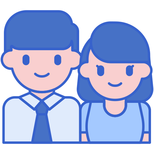 Parents Flaticons Lineal Color icon