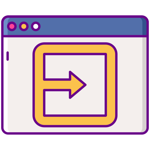 wejście Flaticons Lineal Color ikona