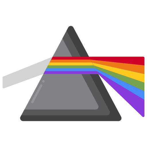 prisma triangular Flaticons Flat Ícone