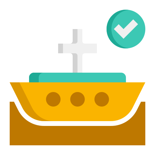 Лодка Flaticons Flat иконка