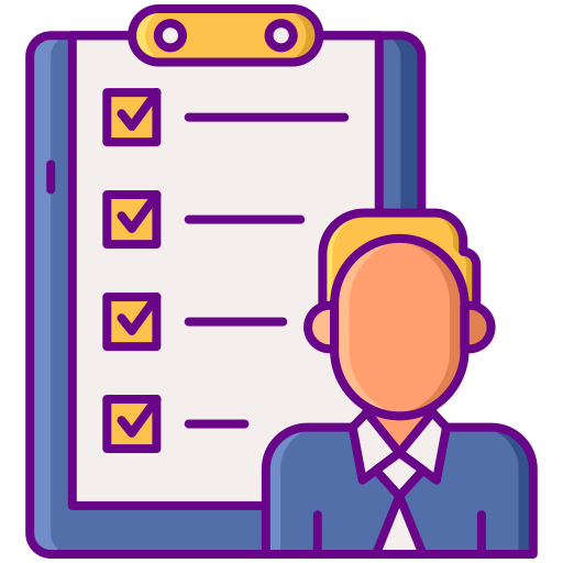 project management Flaticons Lineal Color icoon
