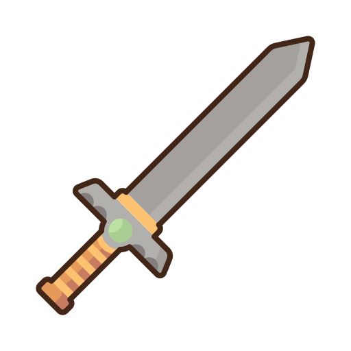 miecze Flaticons Lineal Color ikona