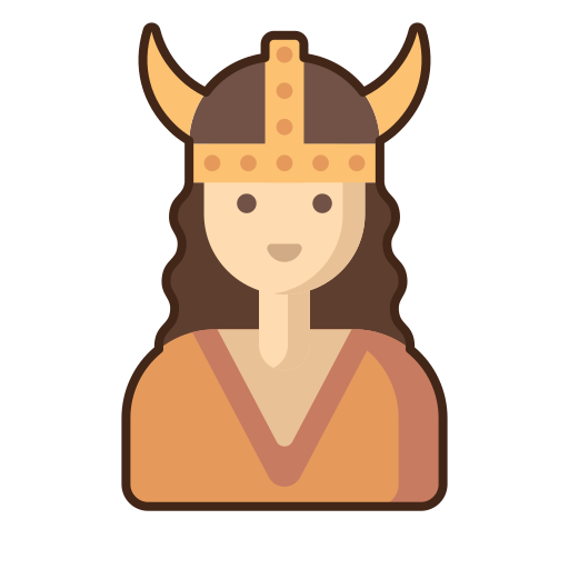 Vikings Flaticons Lineal Color icon