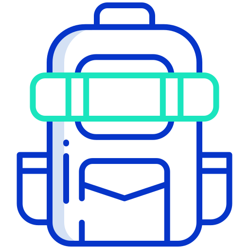 Backpack Icongeek26 Outline Colour icon