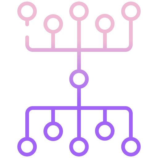 Network Icongeek26 Outline Gradient icon