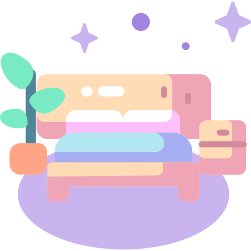 cama Special Candy Flat icono