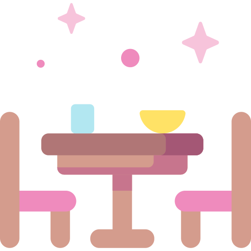 Dining table Special Candy Flat icon