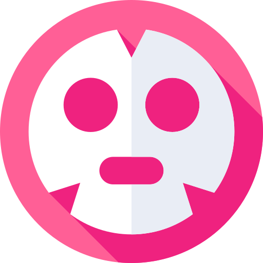 máscara facial Flat Circular Flat icono