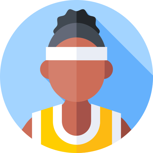 athlet Flat Circular Flat icon