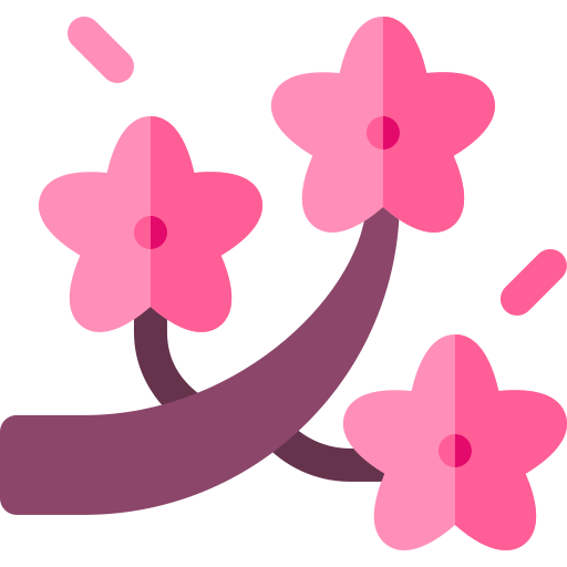 桜の花 Basic Rounded Flat icon