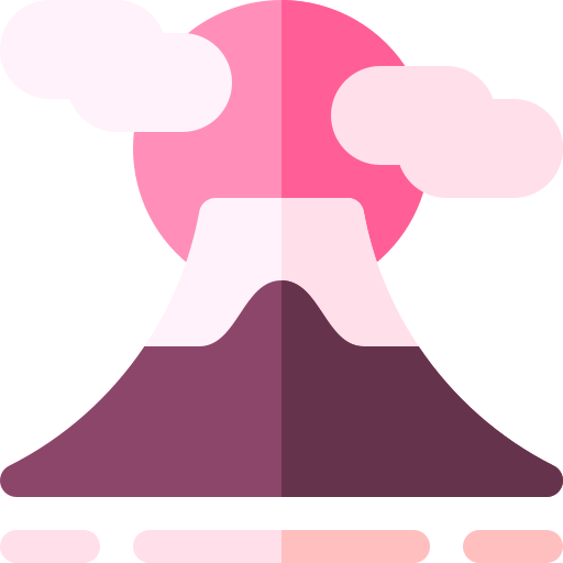 fudżi Basic Rounded Flat ikona
