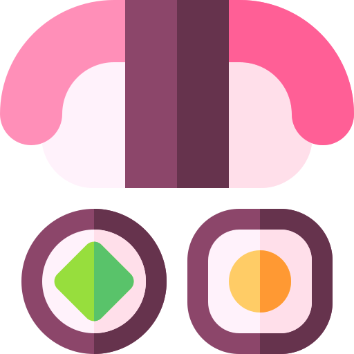 sushi Basic Rounded Flat ikona