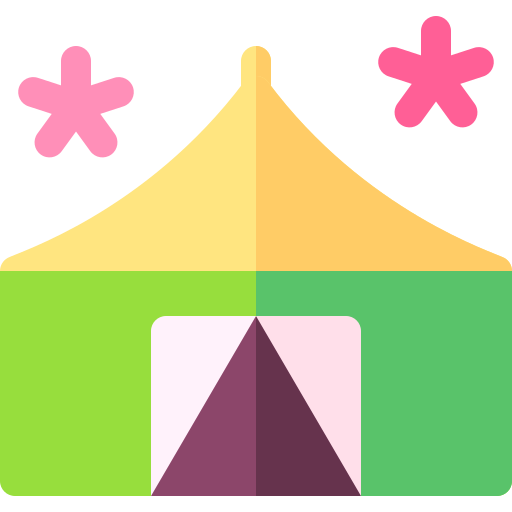 tent Basic Rounded Flat icoon