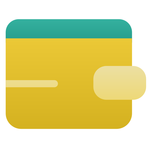 Бумажник Generic Flat Gradient иконка