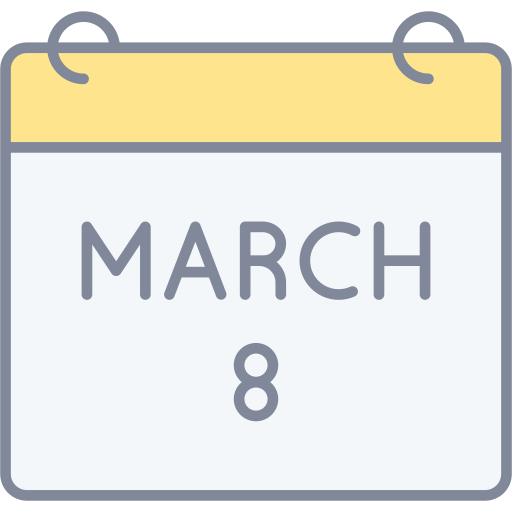 8th march Generic Outline Color icon