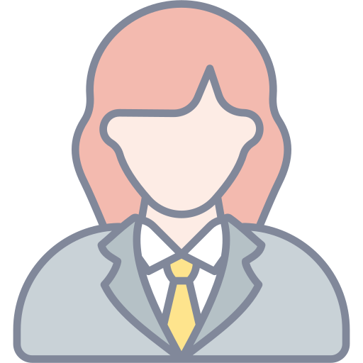 mujer de negocios Generic Outline Color icono