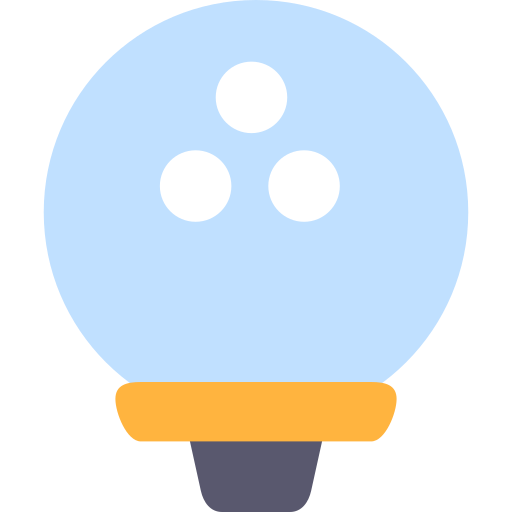 Мяч для гольфа Generic Flat иконка