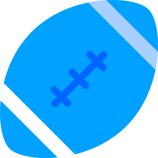 american football Generic Blue icon