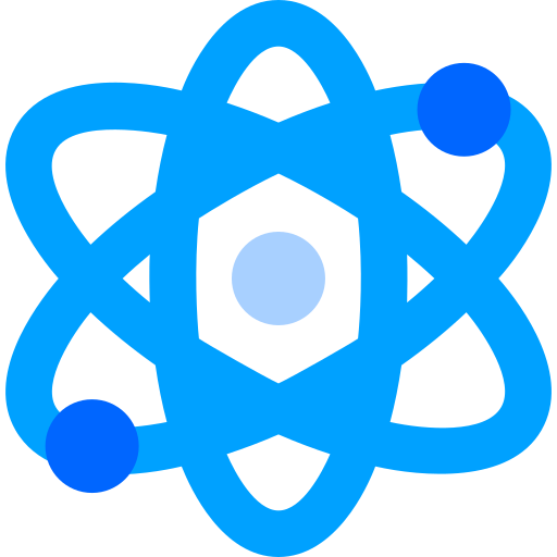 Átomo Generic Blue icono