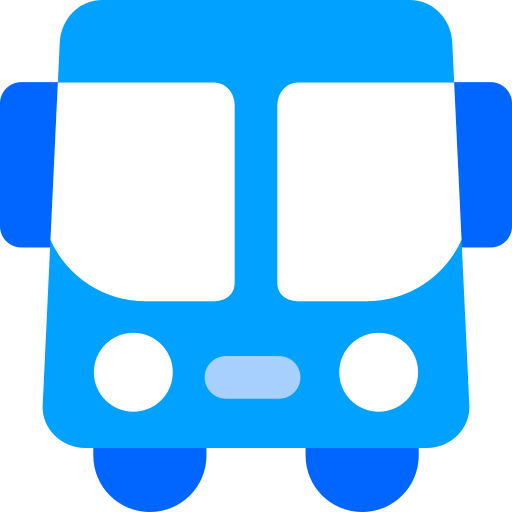 Bus school Generic Blue icon
